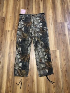 Vintage Distress Y2K Realtree Camo Cargo Pants Hunting Mens See Measurements - Picture 1 of 21