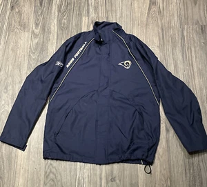 NFL Team Apparel On Field Reebok St. Louis Rams Football Light Jacket #C372 - Picture 1 of 7