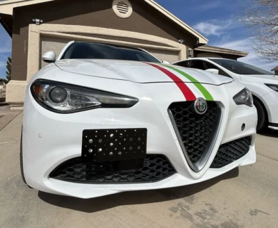 Gancho de remolque de parachoques soporte de montaje de matrícula para Alfa Romeo Giulia 2017-2025 nuevo Foto 1 de 4