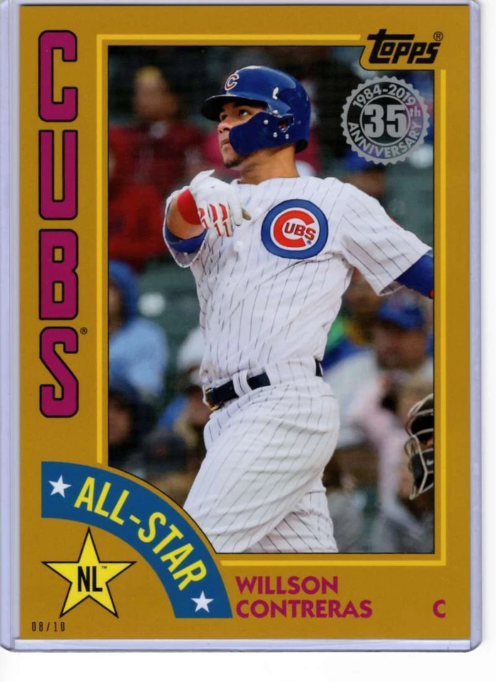 Willson Contreras 2019 Topps 1984 Topps All-Stars Oversize 5x7 Gold #84AS-WC /10 - Image 1 of 1