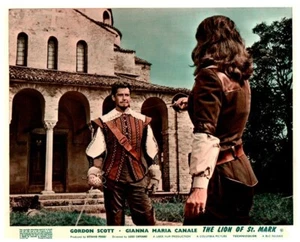 The Lion Of St Mark Original Lobby Card 1963 Gordon Scott Gianna Maria Canale - Picture 1 of 1