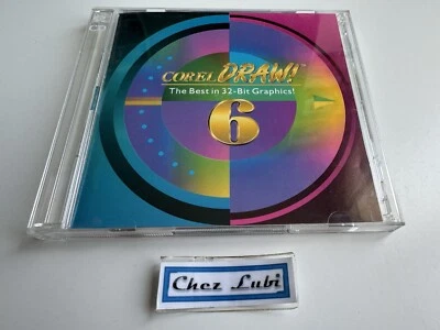 CorelDRAW / Corel Draw 6 - PC - EN - CD 1 et 2 / Sans CD 3 et 4 - Bild 1 von 3