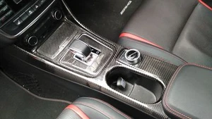 Carbon fiber interior trim fit for Benz 14-16 CLA45 W117 A45 W176 GLA W156 (RHD) - Picture 1 of 5