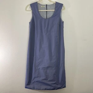 MK emkay Dress Womens 6 Blue Nylon Basic Stealth Lined Back Zip Lite Padding - Picture 1 of 12