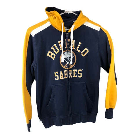 Vintage Buffalo Sabres Official Licensed Product Drawstring Sweatshirt Hoodie M Cover