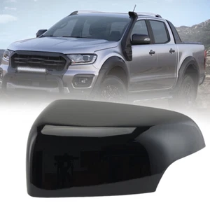 Custodia specchietto retrovisore lato passeggero sinistro nero lucido per Ford Ranger 2012-2022 - Foto 1 di 12