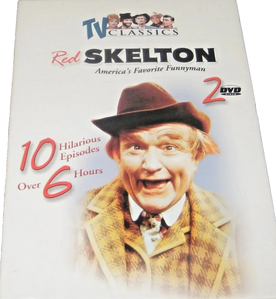 MINT ~ Red Skelton COMEDY 2-Disc Set ~ 10 Episodes ~ FUNNY TV Classics BOX SET - Image 1 of 4