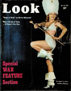 Look Magazine October 24 1939 Al Capone Grapes of Wrath Errol Flynn - Picture 1 of 2