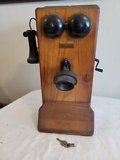 Antique 1900s Northern Electric company  Telephone Hand Crank Vintage Wall Phone