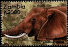 Zambia #SG828 MNH 2001 Animals African Elephant [919]