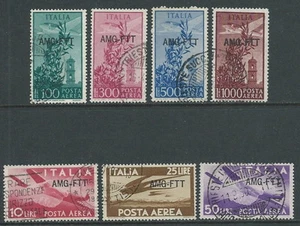 1947-52 TRIESTE A USATO POSTA AEREA 1 RIGA 7 VALORI - L1 - Picture 1 of 1