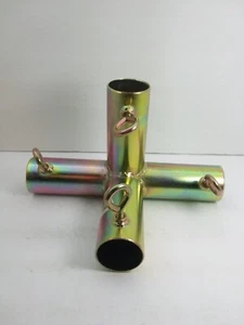 Vordachbeschlag 1-3/4" Rahmenverbinder 4-fach Flachdach Seitenbeschlag gold - Bild 1 von 8