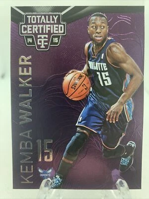 Kemba Walker 2014-15 Panini totalmente certificado 20/49 platino púrpura #12 Foto 1 de 3