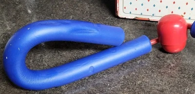 Equipo de Ejercicio Tonificación Muslo Maestro De Colección Suzanne Somers Azul Rojo Años 80 Foto 1 de 4