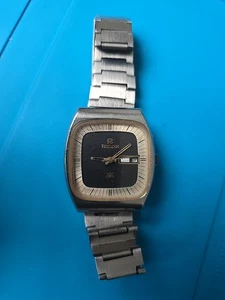 Vintage Ricoh Automatic TV Dial Day-Date Mens Watch - Picture 1 of 19
