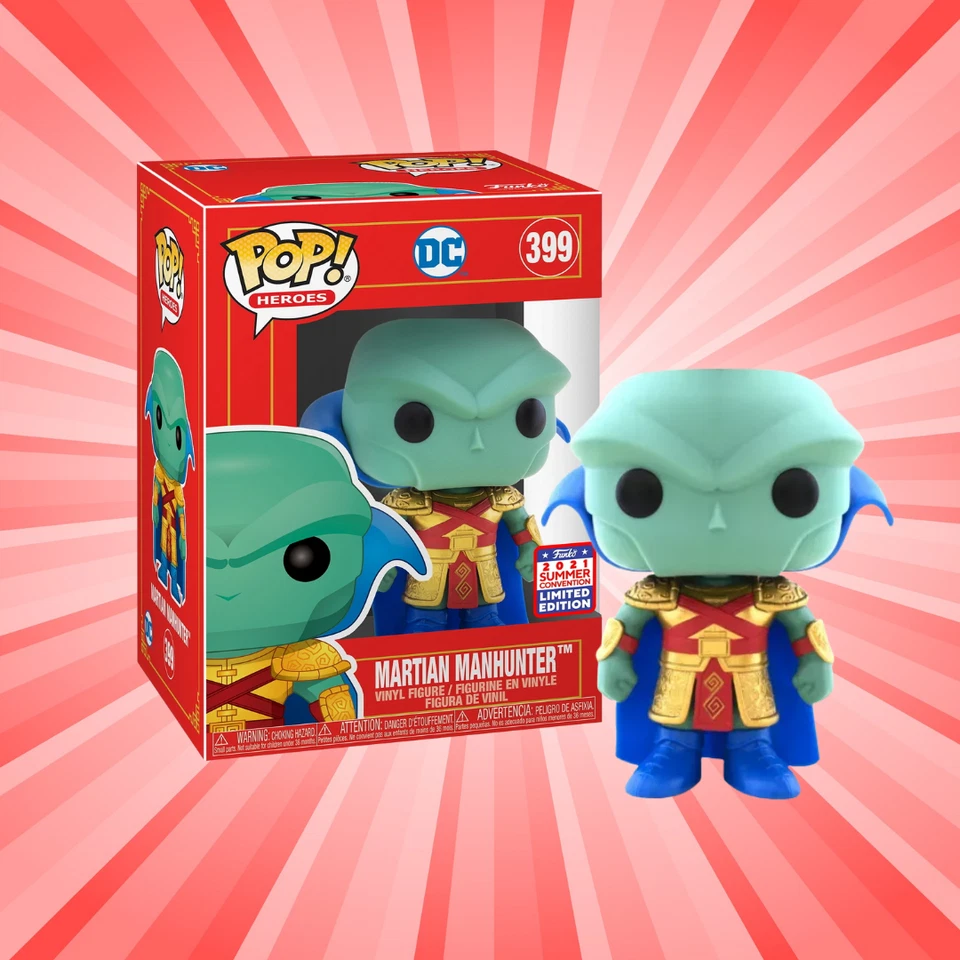 Funko Pop! Convención de Verano DC Martian Manhunter Edición Limitada #399 Foto 1 de 1