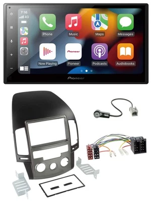 Pioneer DAB Bluetooth 2DIN USB MP3 Autoradio für Hyundai i30 (ab 08) - Bild 1 von 4