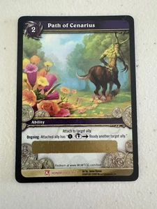 World of Warcraft TCG Path of Cenarius Unused Loot Card - Picture 1 of 2