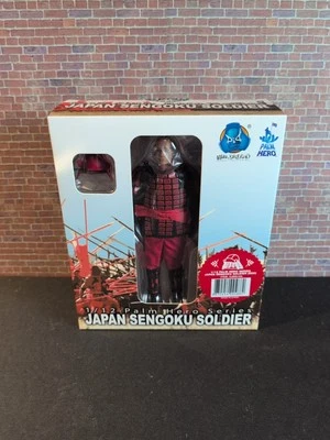 Figura de acción escala 1/12 japonés samurai sengoku soldado versión roja armadura 6" Foto 1 de 4