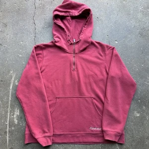 Carhartt Women’s Hoodie XXL 20 Pink Half Zip Pullover Sweatshirt Kangaroo Pocket - Picture 1 of 9