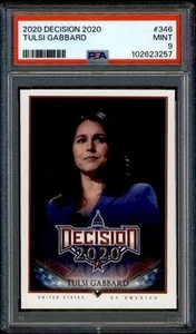 2020 Leaf Decision Tulsi Gabbard #346 (PSA 9) - Foto 1 di 1