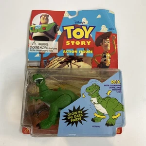 Toy Story Vintage Actionfigur Rex mit Klemmbacken Neu in OVP 1996 Pixar Disney 90er - Bild 1 von 9