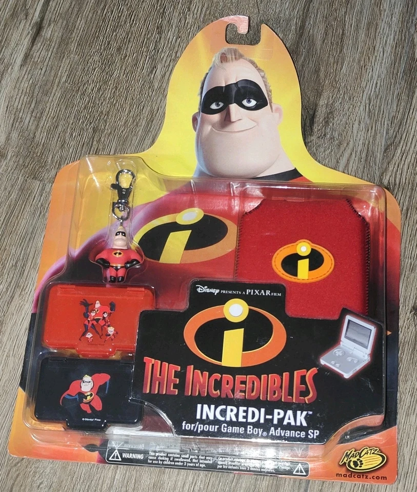 THE INCREDIBLES INCREDI-PACK FOR NINTENDO GAME BOY ADVANCE SP GAME CASE NEW RARE - Image 1 of 4