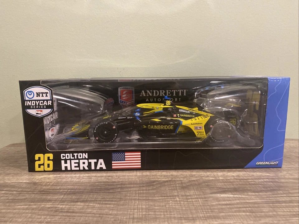 Greenlight Collectibles 11233 1 18 #26 Colton Herta - 2024 NTT IndyCar