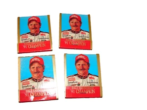 (4) 1991 Dale Earnhardt Winston Cup Champion Matchbooks Unstruck NOS Nice!!!!! - Bild 1 von 6