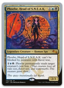 Phoebe, Head of S.N.E.A.K. #135 (NM) Unstable UST Magic MTG - Picture 1 of 2