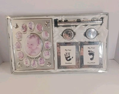   Juego de 5 piezas de recuerdo para bebé primer año nuevo en caja Foto 1 de 4