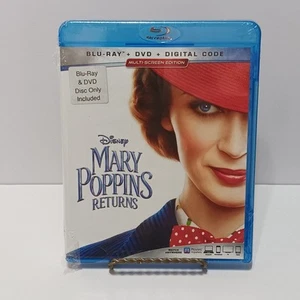 Mary Poppins Returns Blu-ray+DVD No Digital Region 1 Emily Blunt Sealed NEW #4 - Foto 1 di 6