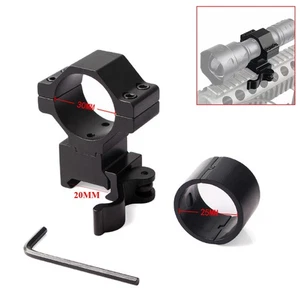 Quick Release 25.4mm/30mm Ring Scope Rifle Mount 20mm Picatinny Rail for Hunting - Picture 1 of 11
