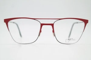 Glasses BAJAZZO ARTbox Cosima 1 Red Gold Black Oval Frames New - Picture 1 of 6