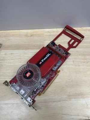 ATI FireGL ATI-102-A52006-21 Video Card PCIe 2*DVI TV-Out PCI Express  - Image 1 of 4