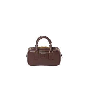 MIU MIU Arcadie Regular $3100 Briarwood Leather Top Handle Bag New & Authentic - Picture 1 of 4