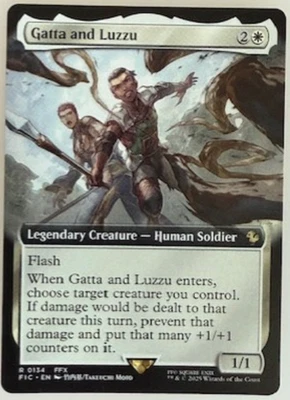 MTG: Gatta and Luzzu (Extended Art) Commander: Final Fantasy Reg NM - Image 1 of 2
