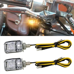 Indicator Motorcycle Turn Signals Handlebar Light ABS Plastic LED Light 2PCS * - Picture 1 of 8