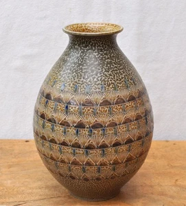 Jarrón grande 30 cm - Firmado Elfriede Balzar-Kopp Westerwald - Imagen 1 de 2