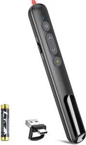 USB-C/USB-A PPT Pointer for Presentation Clicker Powerpoint Wireless Presenter R - Picture 1 of 7