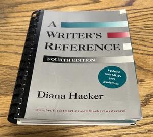 A Writer's Reference 4th Ed by Diana Hacker - Foto 1 di 5