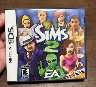 The Sims 2 Nintendo DS 2005  Complete W/ Manual CIB *tested* - Image 1 of 4