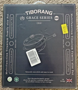 Vaso Titanium Family Size Tiborang Grace Serie 28 CM Nuovo Scatola Aperta - Foto 1 di 9