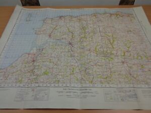 WW2 WAR OFFICE map entitled "BARNSTAPLE" (Home Guard, Army, RAF, Civil Defence)
