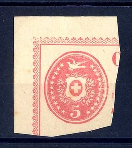 SVIZZERA  - 1870 - FRAMMENTO - Frammento di cartolina postale. E3754 - Imagen 1 de 1