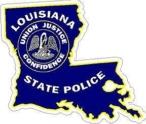 3M Louisiana State Police Reflective or Matte Vinyl Decal Car Sticker Trooper LA