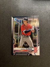 2021 Bowman Chrome Prospect  Black Mojo Jarren Duran 1/1 Boston Red Sox