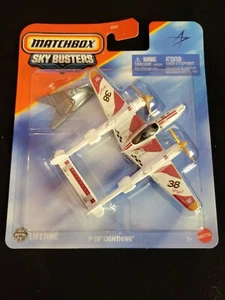 2025 Matchbox Sky Busters 16/32 P-38 LIGHTNING Near Mint NEW - Picture 1 of 2