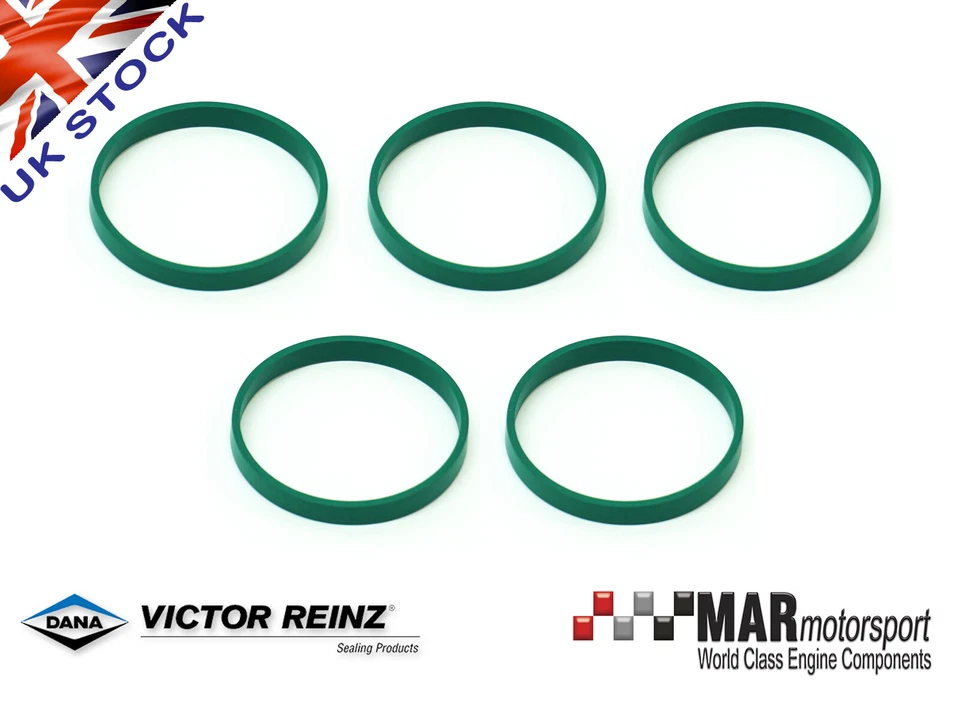 Ford Focus  MK2 RS | Focus ST225 Set of 5 VICTOR REINZ  inlet manifold seals - Image 1 of 1