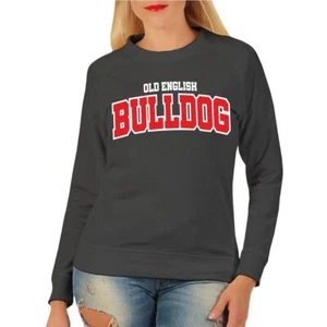 Frauen Sweatshirt Old English Bulldog LOGO Hunde dogs englische Bulldogge Bully - Bild 1 von 4